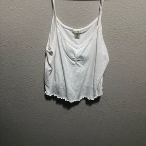 White crop top